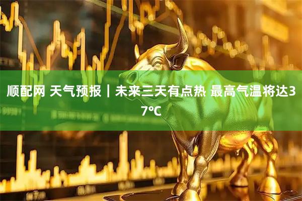 顺配网 天气预报｜未来三天有点热 最高气温将达37℃