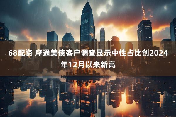 68配资 摩通美债客户调查显示中性占比创2024年12月以来新高